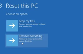 How to Reset Computer to Factory Settings Windows 10