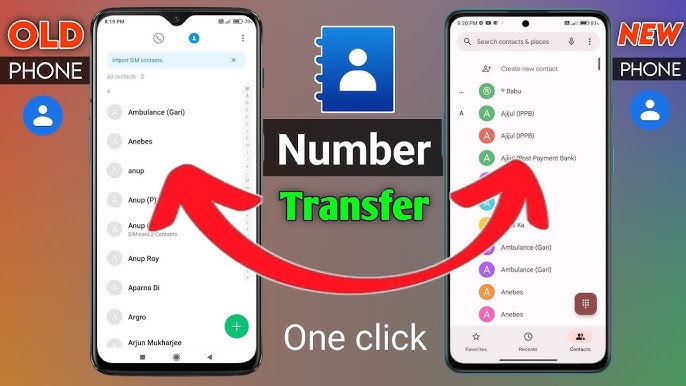 How to transfer contacts from old phone to new phone