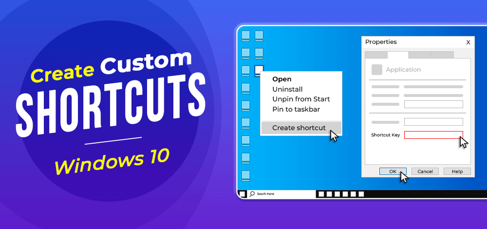 How to create keyboard shortcuts in windows