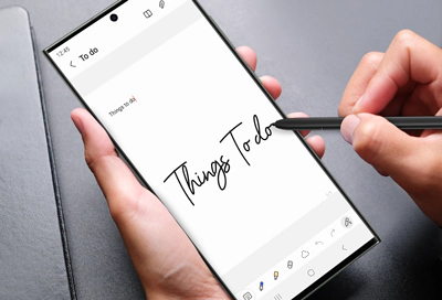 How to take notes on samsung without s pen
